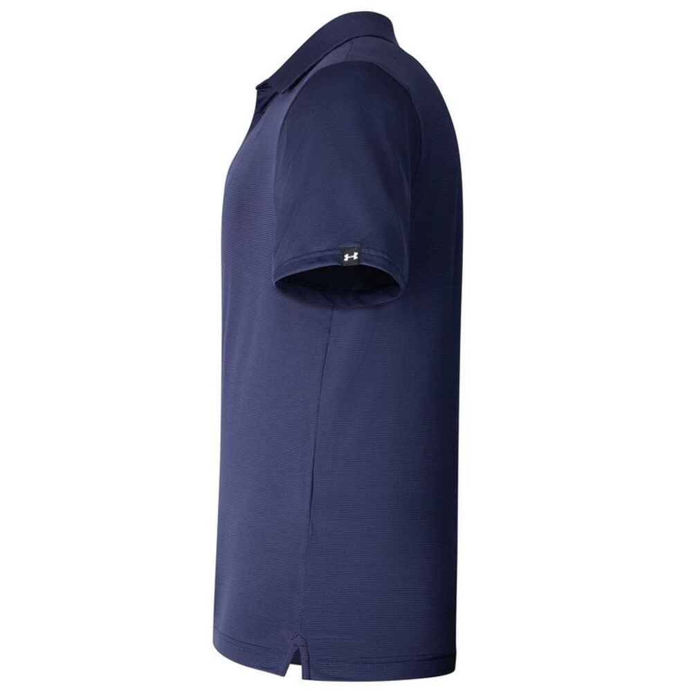Under Armour Mens Playoff 3.0 Micro-Stripe Polo Shirt / Midnight Navy/White/Midn - Picture 3 of 3